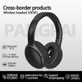 NNEDSZ Black VJE901 Wireless Bluetooth Over-Ear Headphones with Active Noise Cancelling
